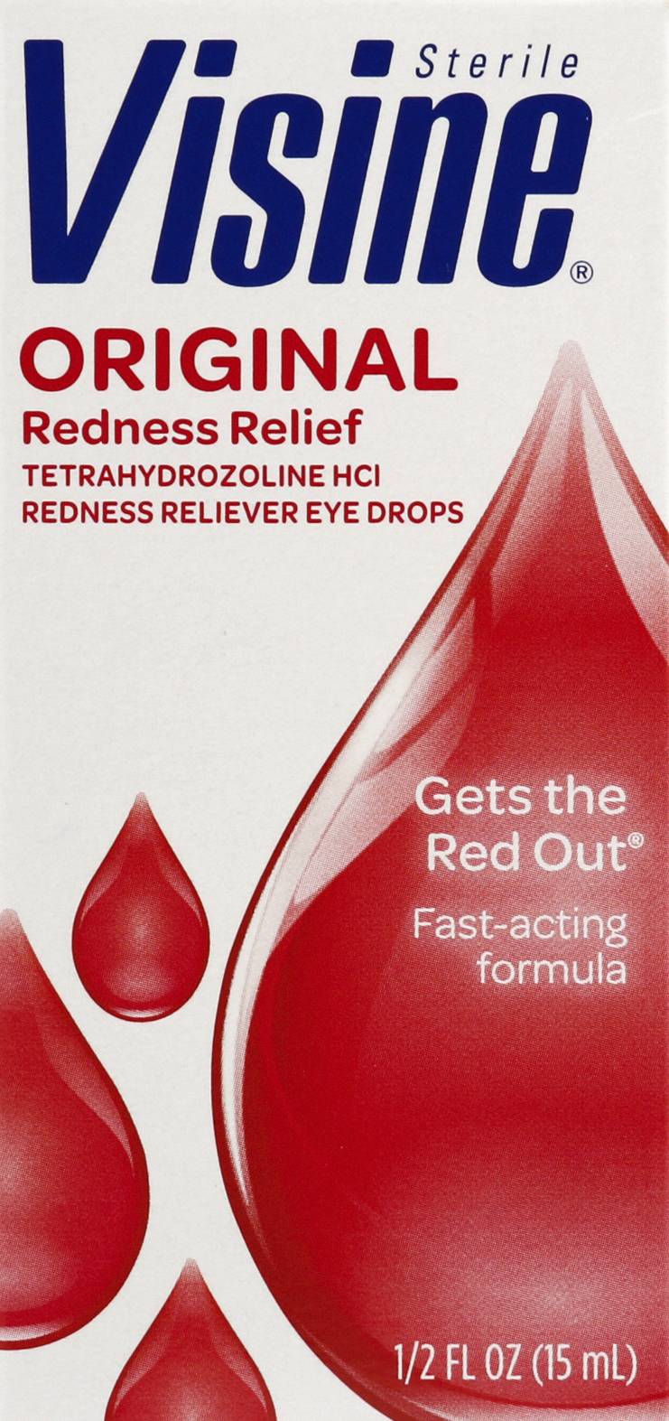 Visine Original Redness Relief Sterile Eye Drops