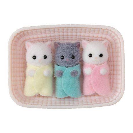 Calico Critters Persian Cat Triplets (1 set)