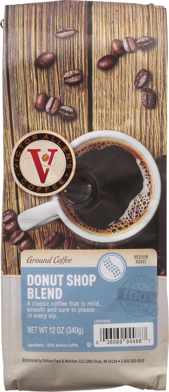 Victor Allen's Coffee Donut Shop Blend Single Serve Medium Roast