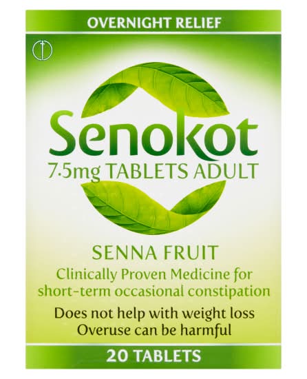 Senokot Tablets Adult Senna Fruit (20 pack)