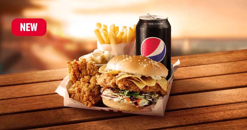 Hot & Crispy™ Zinger® Crunch Burger™ Box