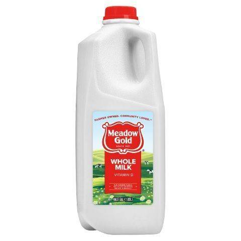 Meadow Gold Whole Milk Half Gallon