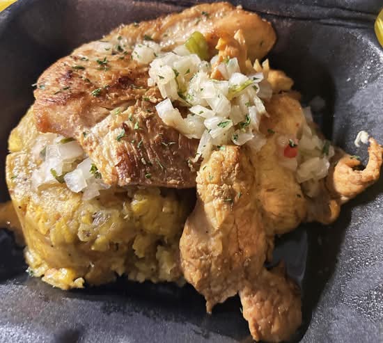 Mofongo con Pechuga