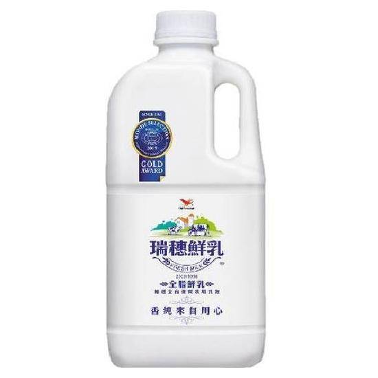 統一瑞穗全脂鮮奶1858ml