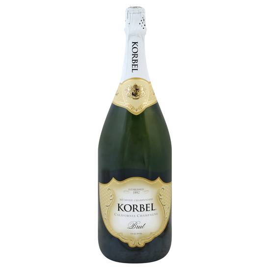 Korbel Brut California Champagne Sparkling Wine (1.5 L)