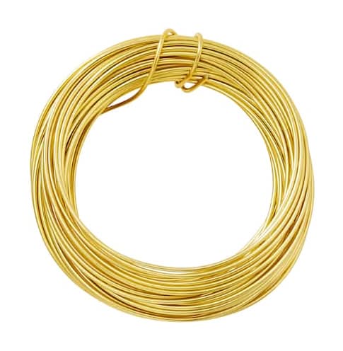 Bead Landing 18 Gauge Aluminum Wire, 10 yd, Gold