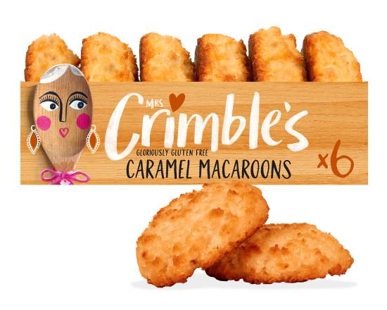 Mrs Crimble's Caramel Macaroons Cookies (6 pack)