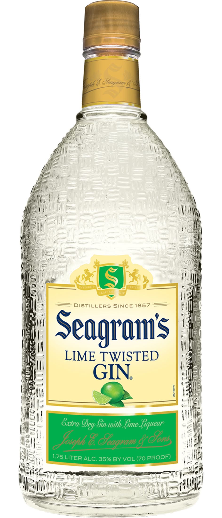 Seagram's Extra Dry Gin, Lime Twisted (1.75 L)