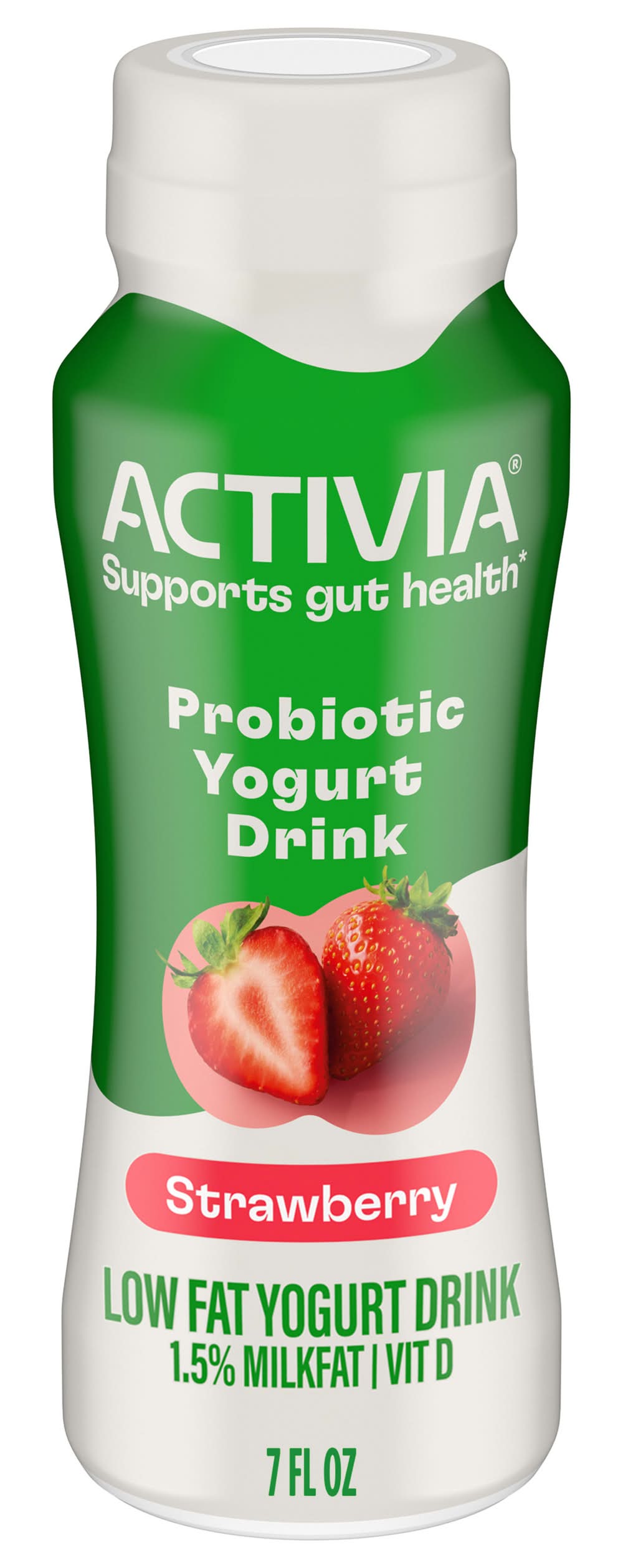 Activia Probiotic Strawberry Flavor Dairy Drink (7 fl oz)