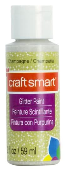 Craft Smart Glitter Paint, Champagne (2 fl oz)
