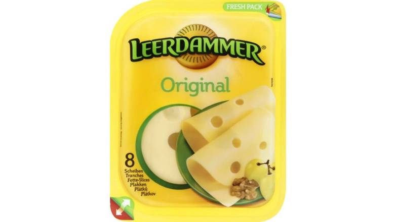 Leerdammer - Fromage au lait pasteurisé les en tranches
