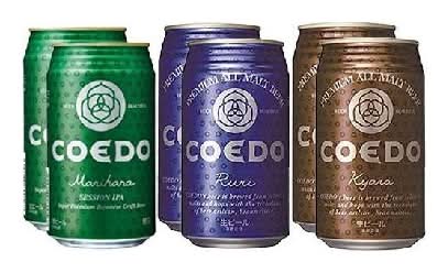 355714:【Uber限定】コエドビール3種飲み比べ 6本セット / Coedo Brewery Special Set (2 Each, 3 Types of Beer)