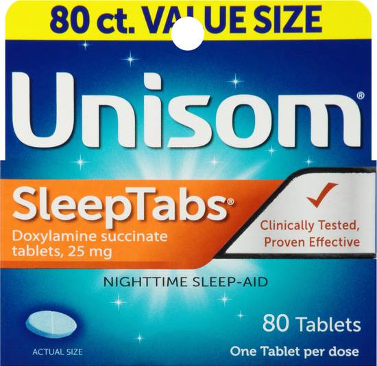Unisom Sleeptabs Nighttime Sleep-Aid (80ct)