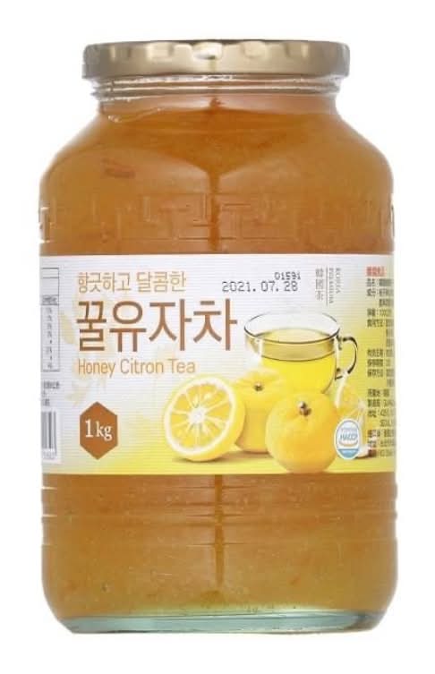 GUANGLIN 韓國蜂蜜柚子茶 1Kg <1Kg公斤 x 1 x 1CAN罐>