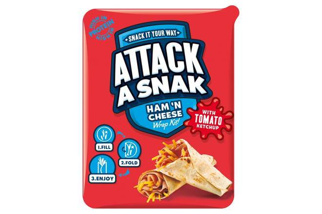 Attack A Snack Ham & Cheese 86g