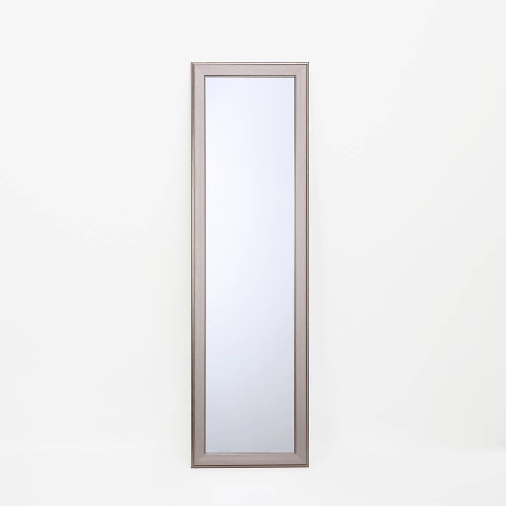 Style Selections 15.5-in W x 51.5-in H Silver Framed Full Length Door Mirror | 5077002