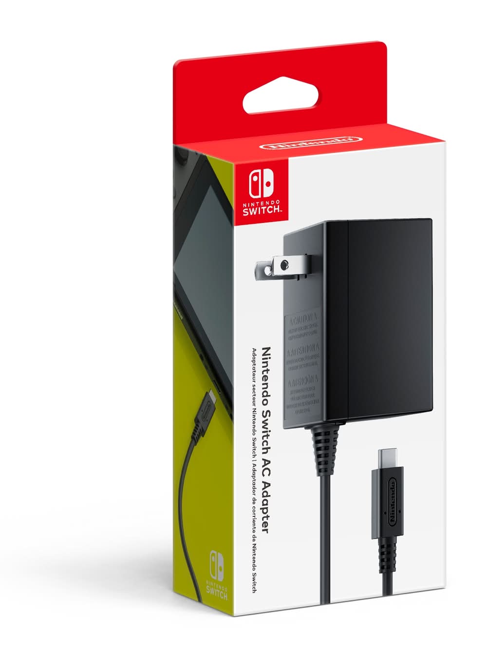 Nintendo Switch Ac Adapter Power Supply Charger, Black
