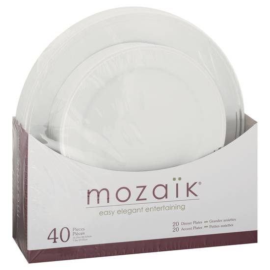 Mozaik plates top