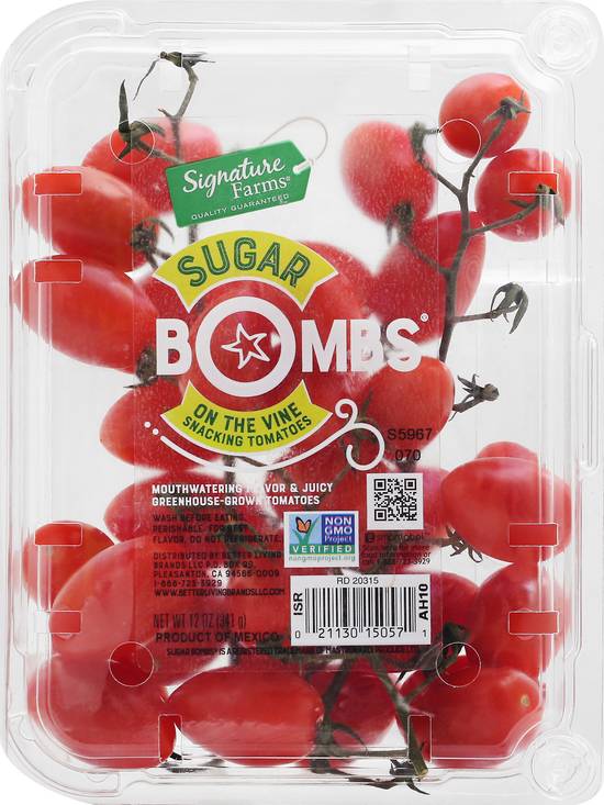 Signature Farms Sugar Bombs on the Vine Snacking Tomatoes (12 oz)