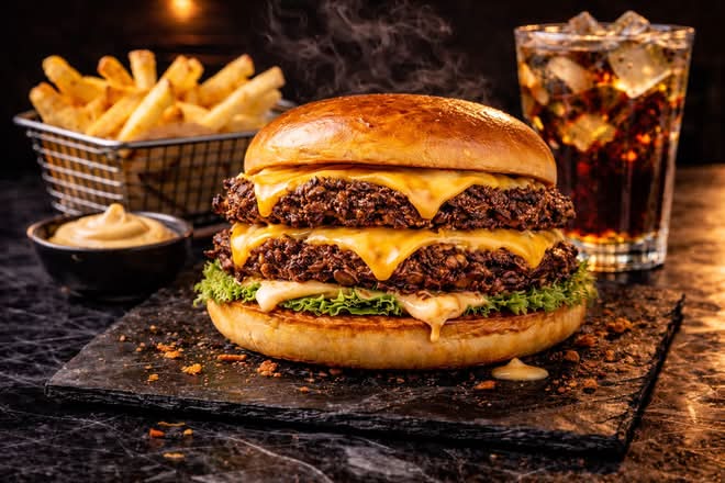 Menu smash burger