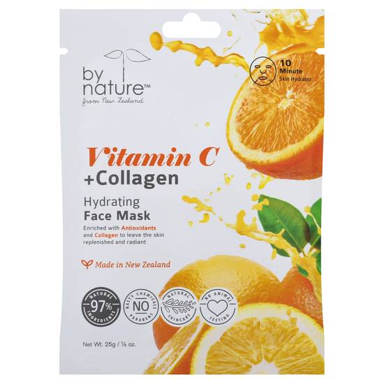 By Nature Vitamin C + Collagen Sheet Mask