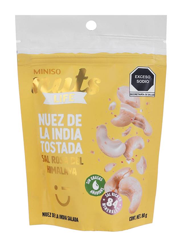 Miniso · Nuts life nuez de la india tostada (80 g)