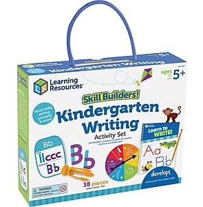 Learning Resources Skill Builders! Kindergarten Writing Activity Set 5Y+ (Multi)