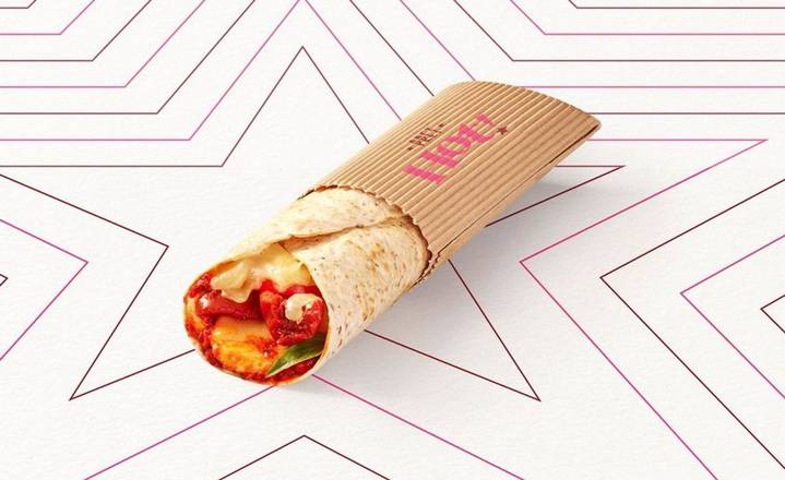 Italian Style Chicken & Basil Hot Wrap