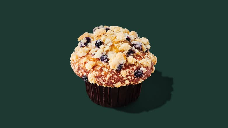 Blueberry Muffin with Yogurt & Honey