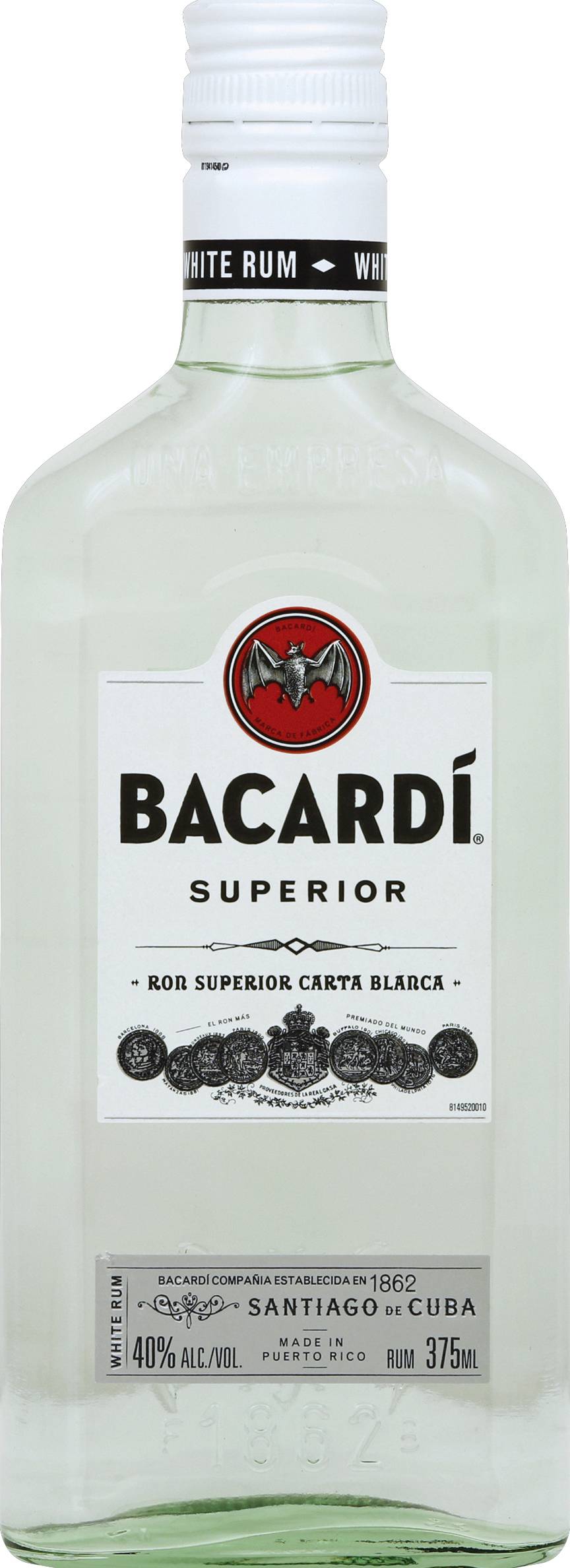 Bacardí Superior White Rum (375 ml)