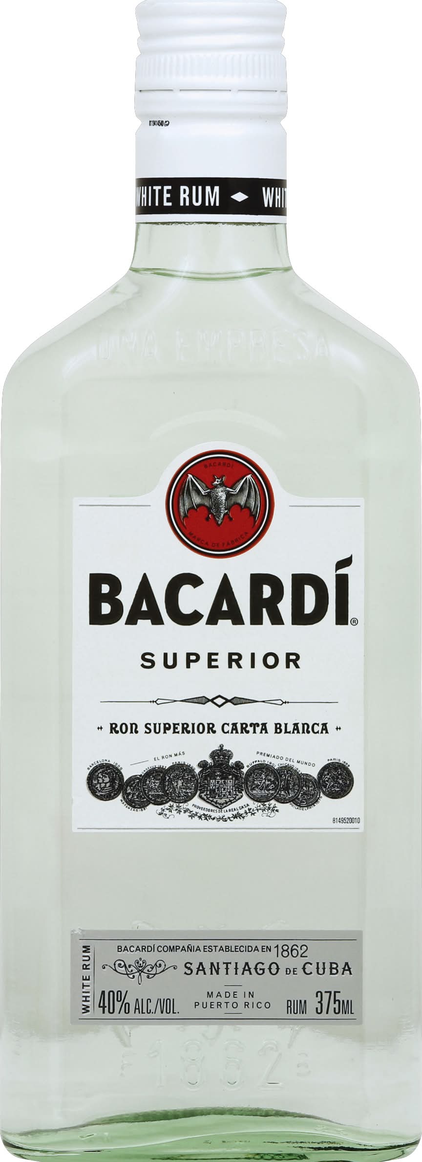 Bacardí Superior White Rum (375 ml)