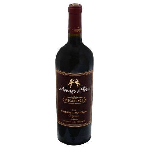 Menage A Trois Decadence Cabernet Sauvignon 750ml