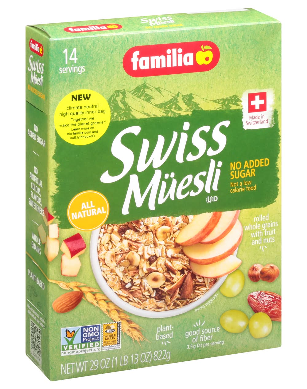 Familia No Added Sugar Swiss Muesli (29 oz)