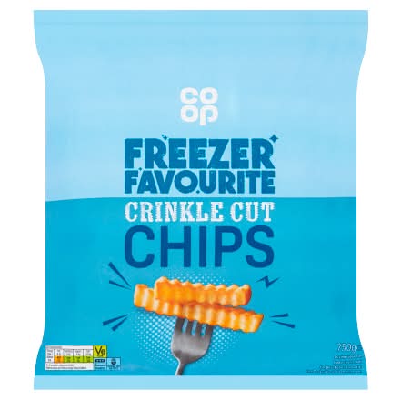 Co-op Freezer Favourite Crinkle Cut Chips (750g)
