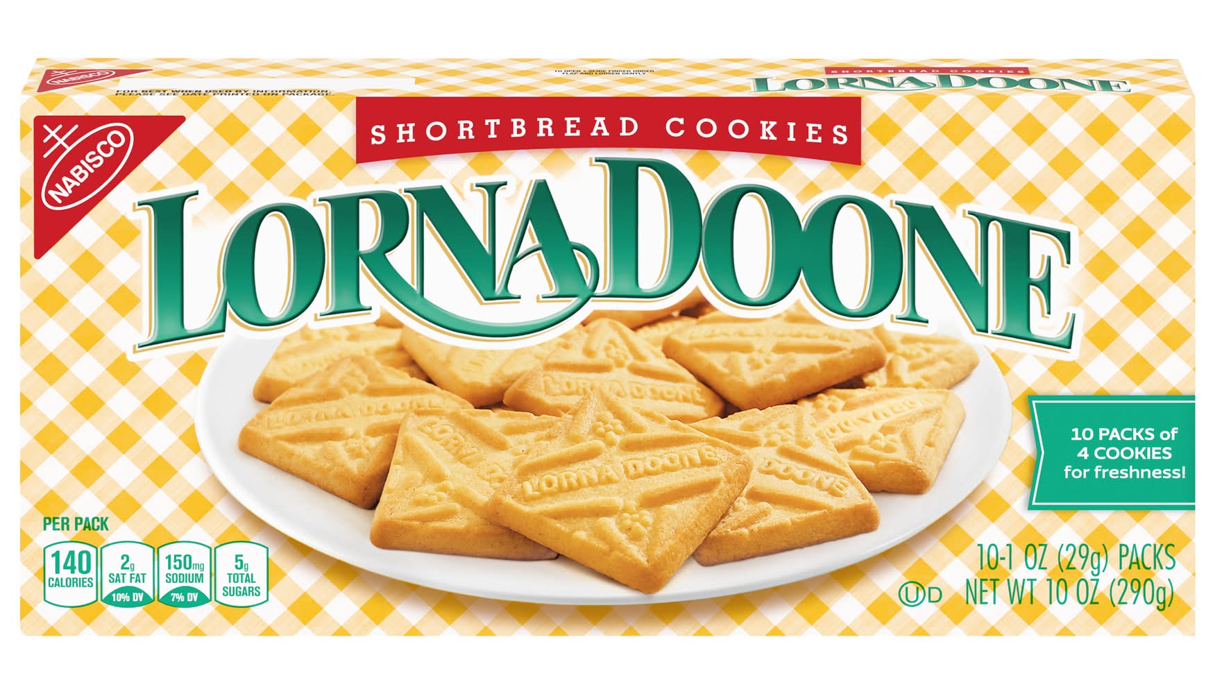 Lorna Doone Shortbread Cookies (10 x 4 ct)