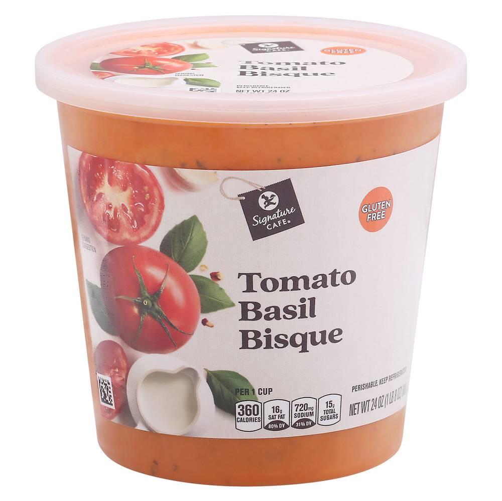 Signature Cafe Tomato Basil Bisque Soup (24 oz)