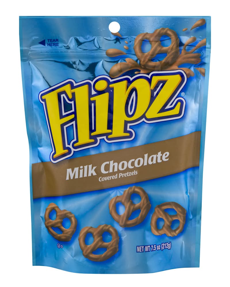 Flipz Milk Chocolate Pretzels