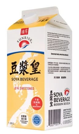 Sunrise Sweentened Soya Beverage (1.89 L)