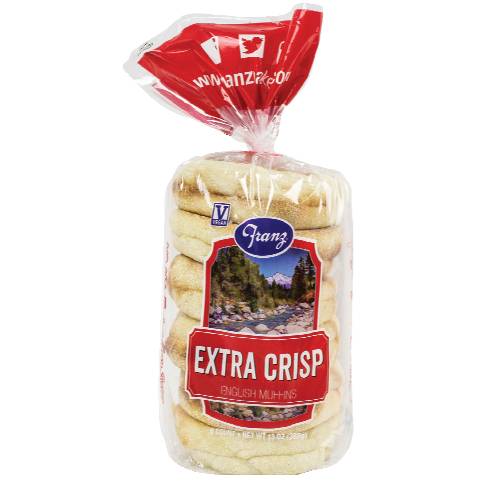 Franz Extra Crisp English Muffins 6 Pack