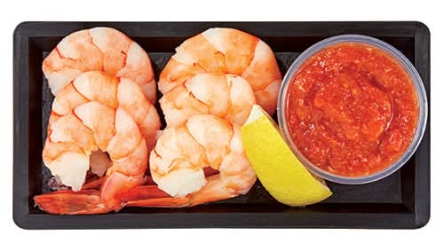 Wegmans Organic Shrimp Cocktail Tray, Fresh Cooked, 6 Count
