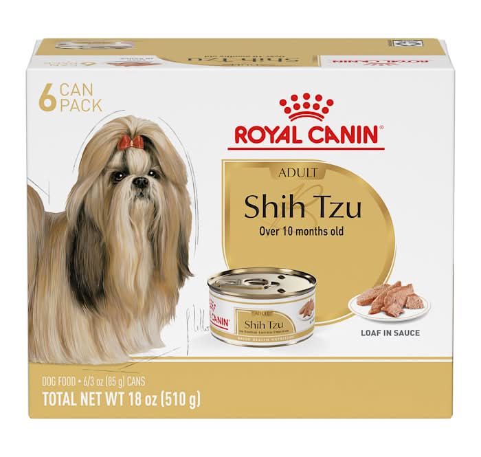 Royal Canin Breed Health Nutrition Shih Tzu Adult Loaf in Sauce Dog Food, 3 oz., Case of 6