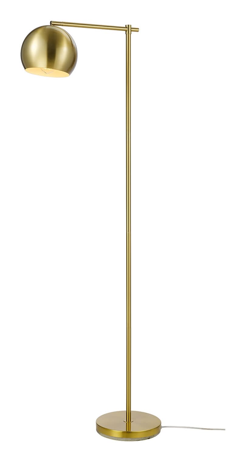 Origin 21 60.125-in Matte Brass Downbridge Floor Lamp with Metal Shade