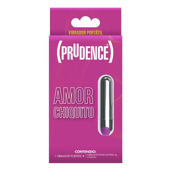 Prudence vibrador portátil amor chiquito (3 un)