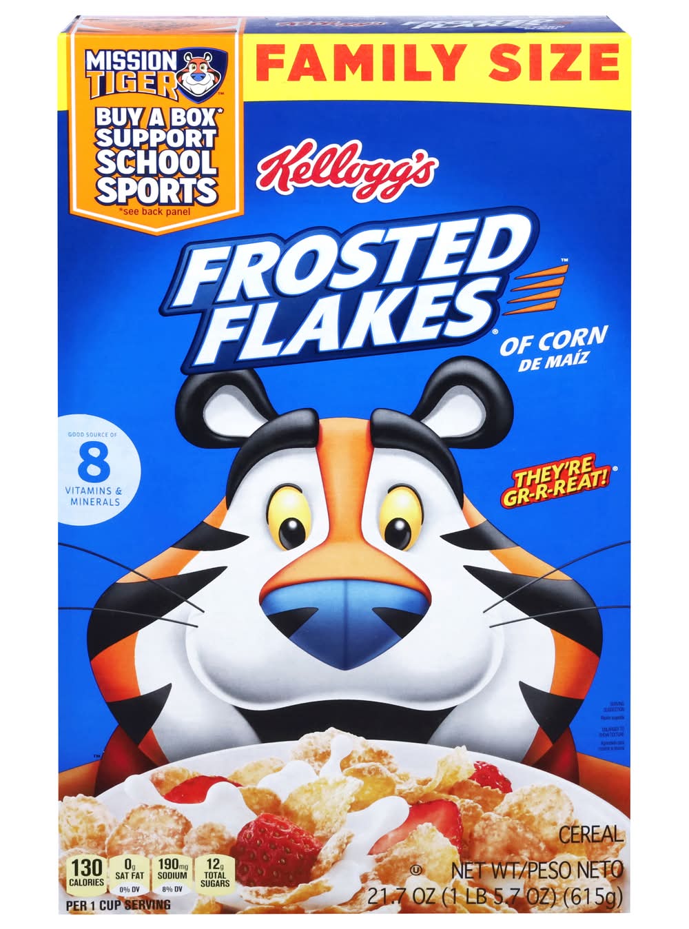 Kellogg's Original Frosted Flakes Cereal (21.7 oz)