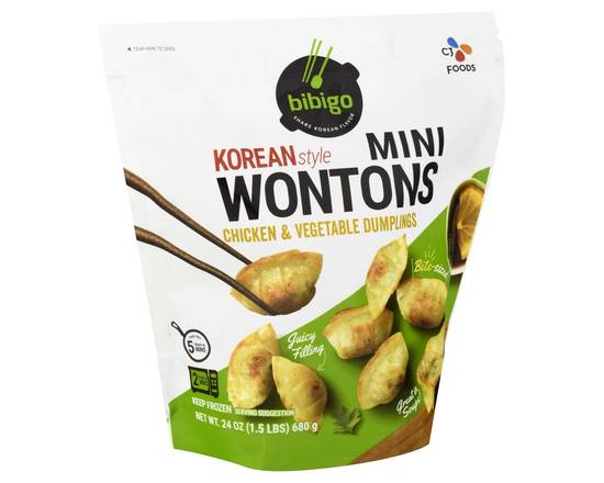 Bibigo · Chicken & Vegetable Mini Wontons (24 oz)