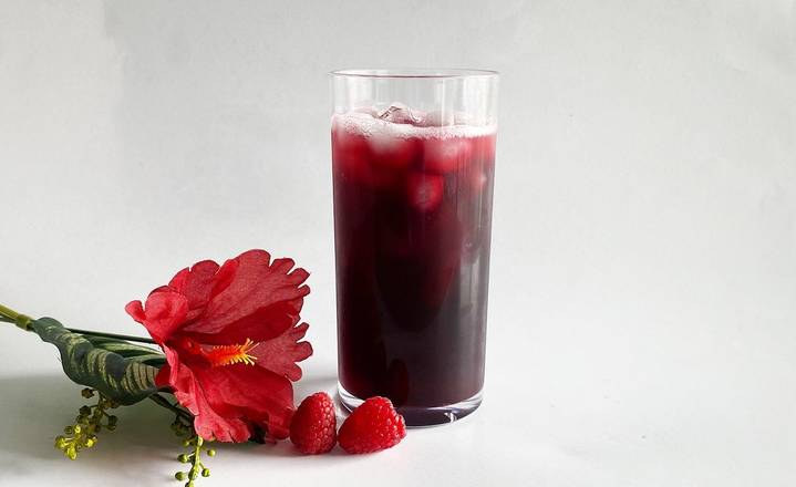 Raspberry Hibiscus Iced Tea