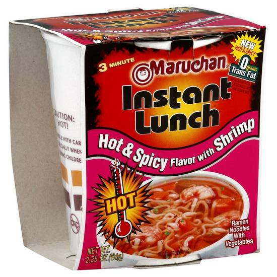 Maruchan · Hot & Spicy Flavor with Shrimp Ramen Noodles Soup (2.3 oz)