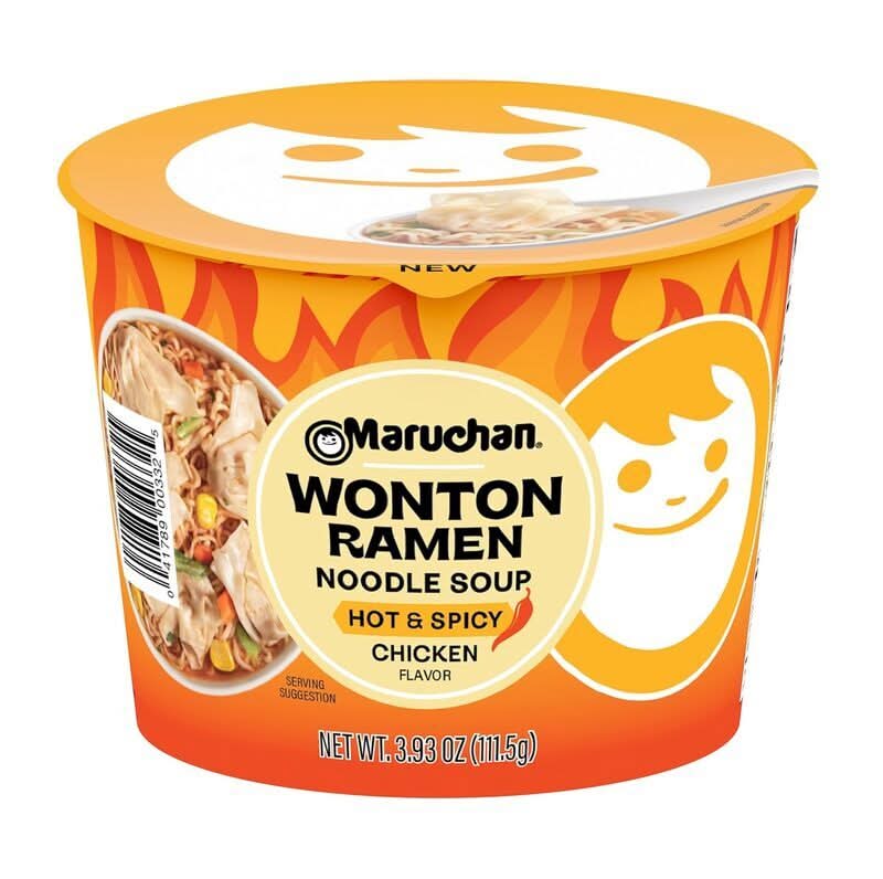 Maruchan Wonton Ramen Noodle Soup Chicken 3.69oz