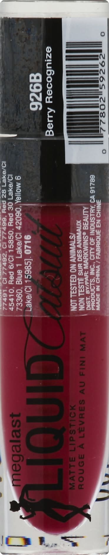 wet n wild Matte Berry Recognize Lipstick 926b (0.3 oz)