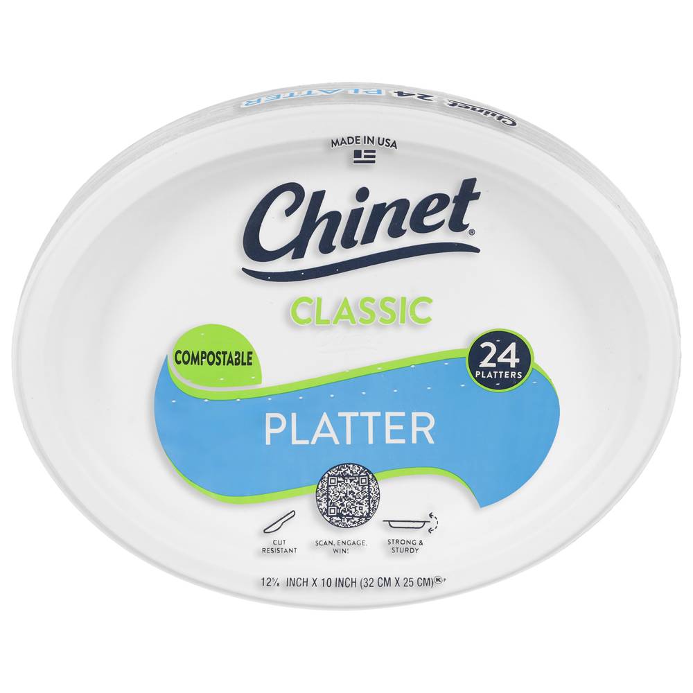 Chinet Classic Platters